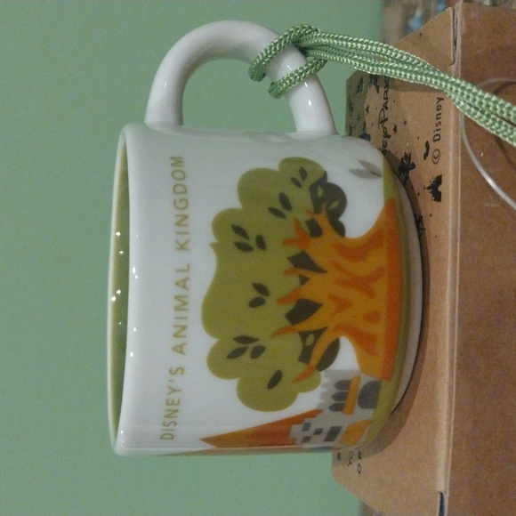 NEW Starbucks Disney Parks Animal Kingdom 2oz Mug Ornament - Picture 2 of 9